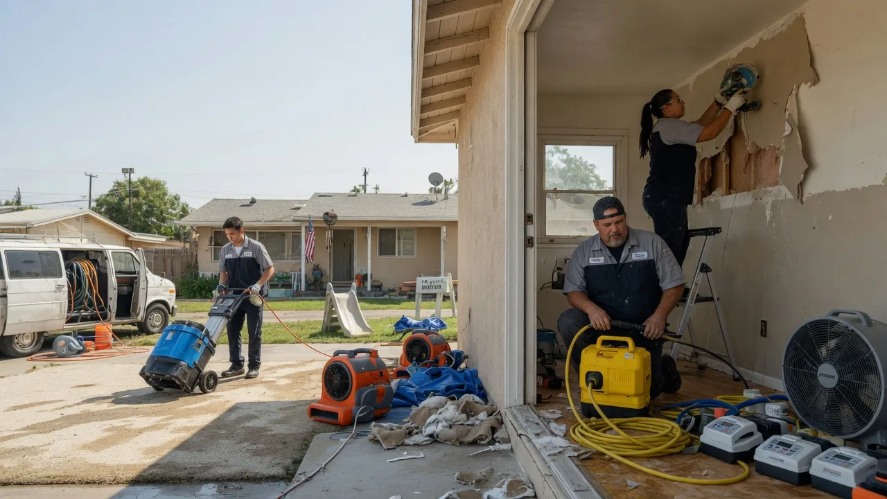 Water Damage Restoration in Hext, TX near me
